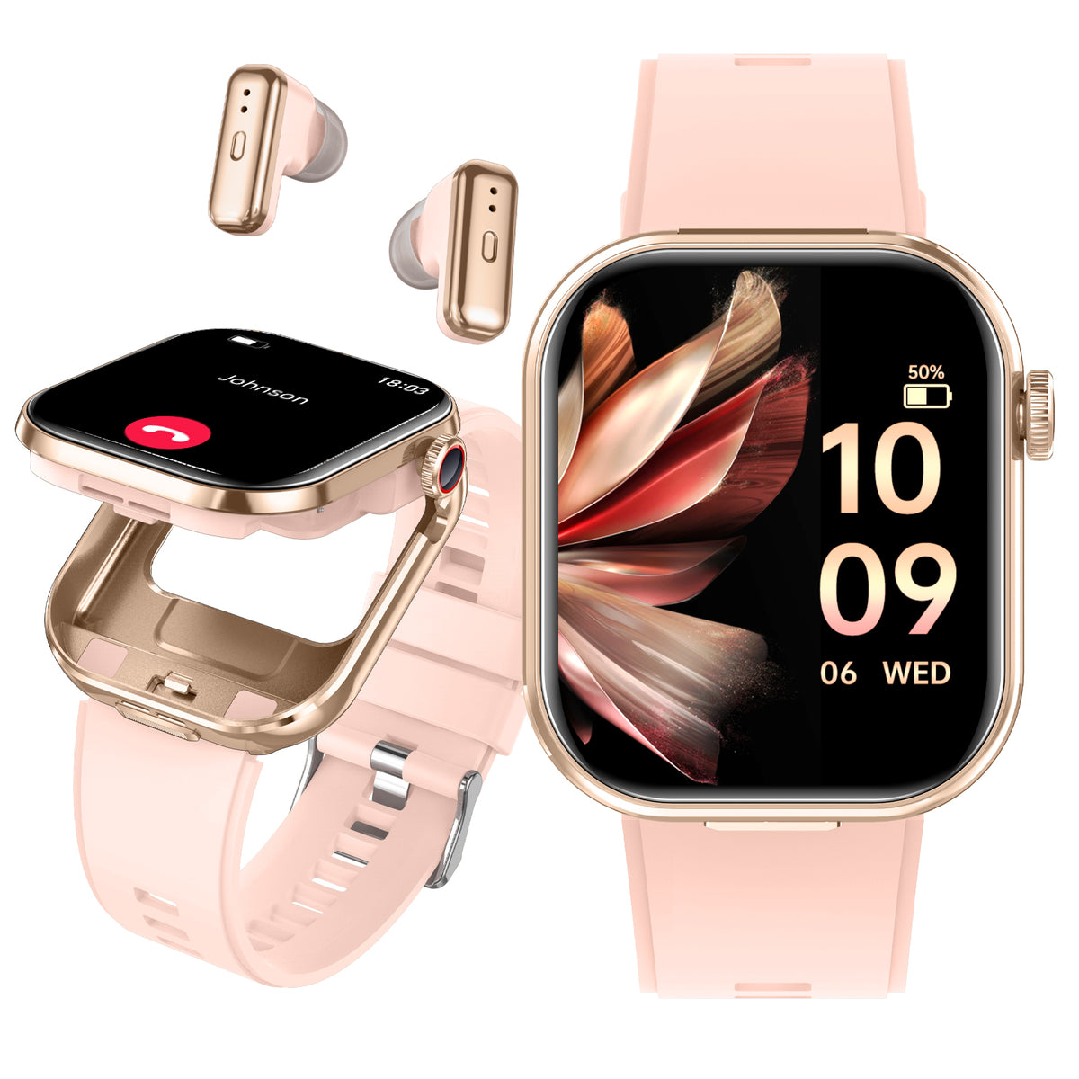 EIGIIS Brand T99 Smart Watch (With Built-In Earbuds For Answering/Making Calls), 2.02-Inch Fitness Tracker Featuring Activity Monitoring And Calorie Consumption Tracking Ideal For Outdoor Sports.