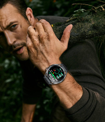 ET474 AI ECG Sports Smartwatch, Black Case with Black Band—Ideal for Running, Cycling, and Fitness   Suitable for Various Scenarios; the Perfect Gift for Loved Ones