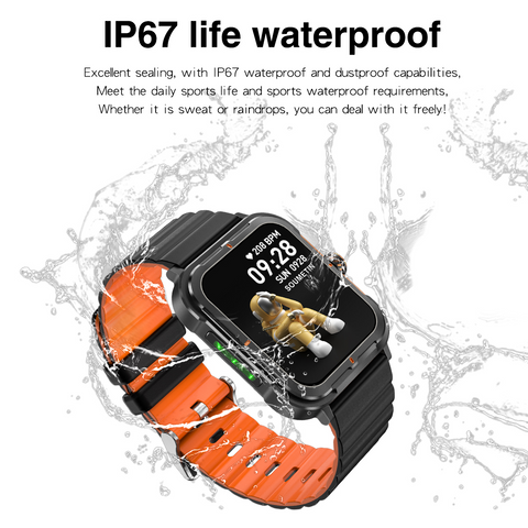 Smartwatch for Men 1.83” HD Display Fitness Trackers Watch with Bluetooth Calling Heart Rate Detection Sleep Monitor 120+ Sports Modes Step Counter Watch for iOS Android