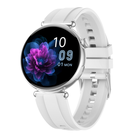 EIGIIS ET491 Smart ECG Health Management Sports Watch, Gold Case with Pink Strap