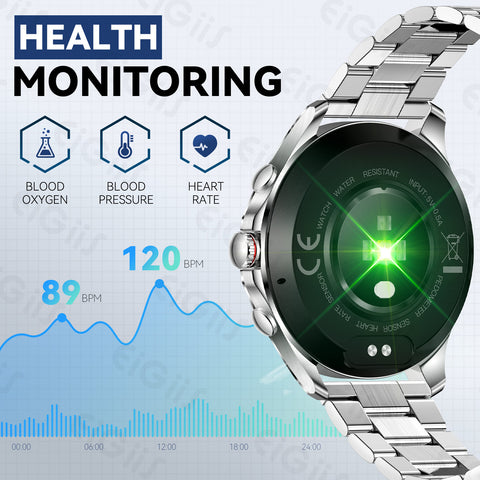 Smart Watch for Men with Bluetooth Calling 1.32” HD Touchscreen Fitness Trackers Watch with Heart Rate Detection Sleep Monitor for Android iOS