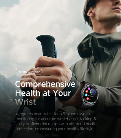ET474 AI ECG Sports Smartwatch, Black Case with Black Band—Ideal for Running, Cycling, and Fitness   Suitable for Various Scenarios; the Perfect Gift for Loved Ones