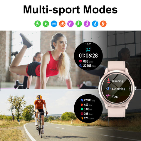 EIGIIS A60 Smart Watch(Dial/Answer Calls), 1.32’’ Sports Smartwatch for Men Women