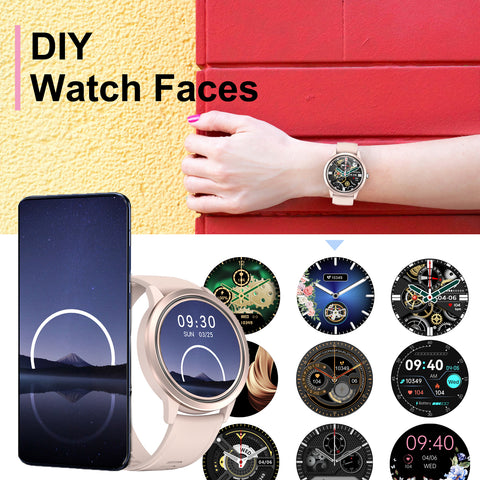 EIGIIS A60 Smart Watch(Dial/Answer Calls), 1.32’’ Sports Smartwatch for Men Women