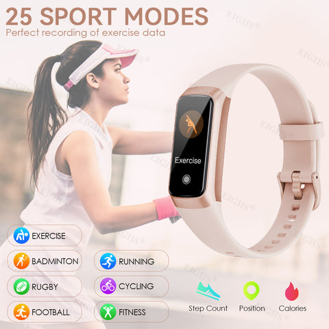 Fitness Tracker for Men Women Teens Activity Tracker with Heart Rate Monitor Pedometer Calorie Steps Counter Sleep Tracker IP67 Waterproof Fitness Watch for Android Phones Compatible with iPhone
