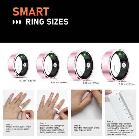 Explosive Smart Ring for Men and Women, Aluminium Alloy Craftsmanship, Support Manual Brush Video/Watch Book/Photo, Includes Multi-Sport Mode, Must for Exercise, Multiple Models and Colours to Choose From, One Hour Charge for Long Standby Time