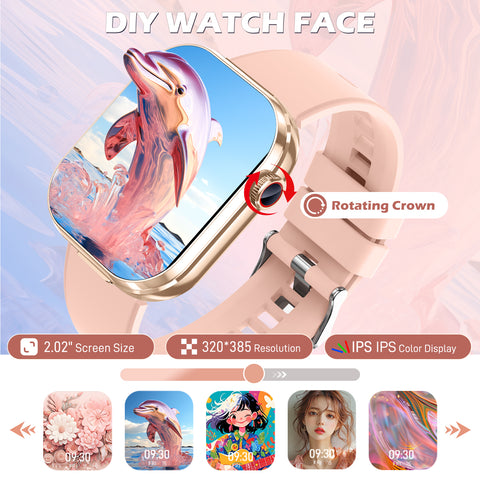 EIGIIS Brand T99 Smart Watch (With Built-In Earbuds For Answering/Making Calls), 2.02-Inch Fitness Tracker Featuring Activity Monitoring And Calorie Consumption Tracking Ideal For Outdoor Sports.