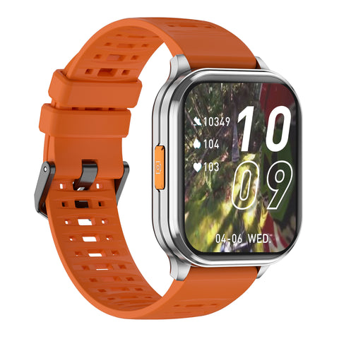 P60 Smart Watch with Black Case and Black Band: Features Camera and Video Recording, Built-in Flashlight, Bluetooth Headphone Connectivity for Music Playback—The Perfect Gift for Your Loved One