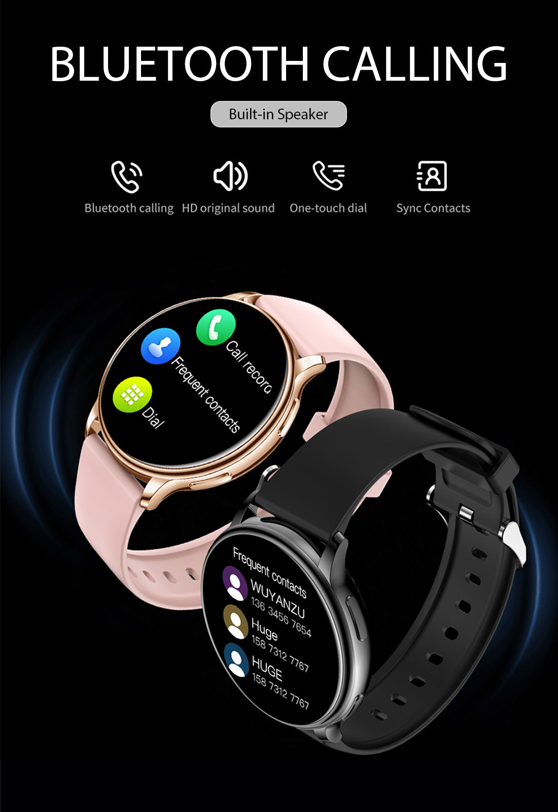 EIGIIS KE3 Bluetooth Call Smart Watch User Manual & Setup Guide 