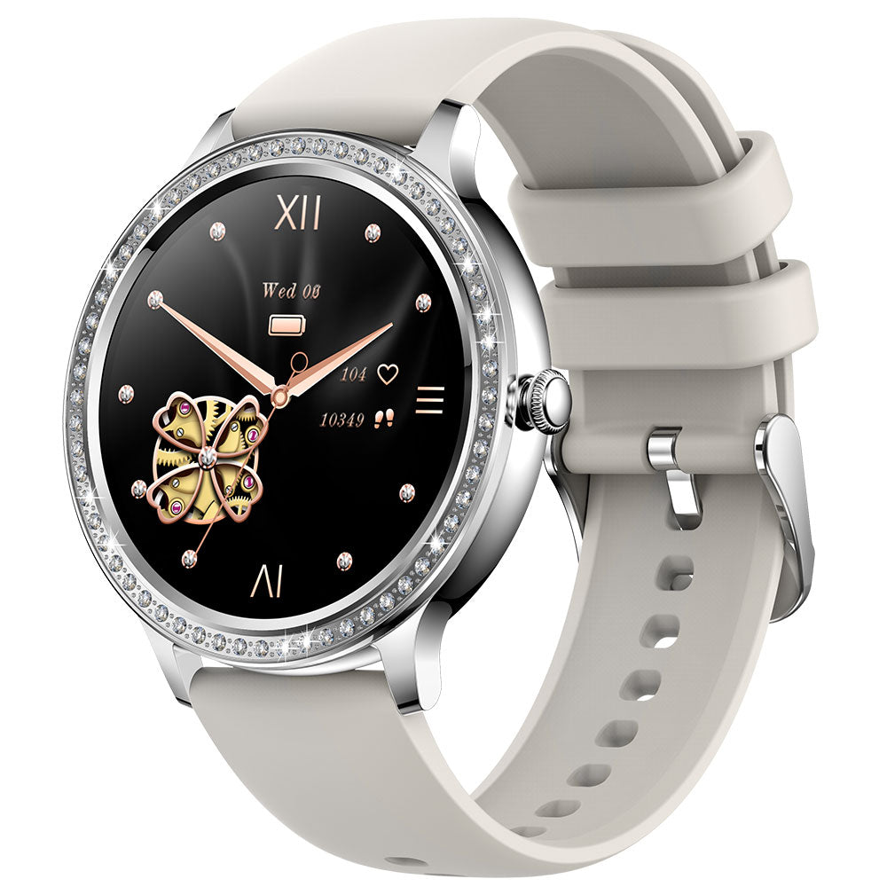Smart Watches for Women Fashionable Look Ladies Smart Watch with Bluetooth Calls Heart Rate Sleep Monitor Fitness Trackers Watch with Step Counter Message Reminder for iOS Android
